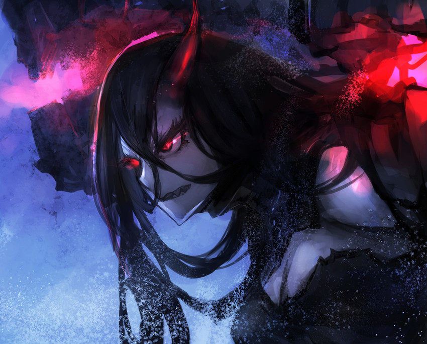 battleship water oni (kantai collection) drawn by jariinu_(gomasionori)