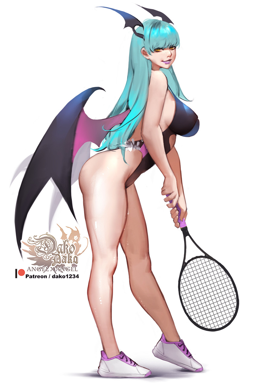 morrigan aensland (darkstalkers) drawn by hu_dako