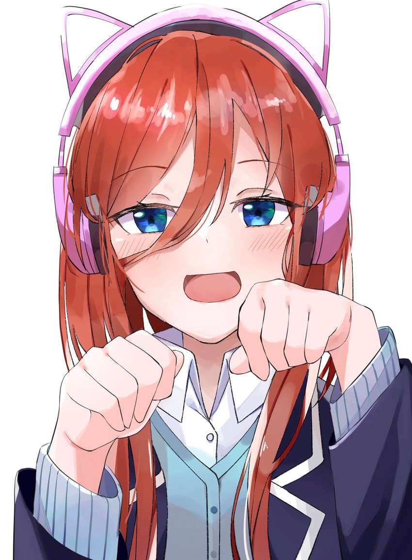 nakano miku (go-toubun no hanayome) drawn by nel_dcm