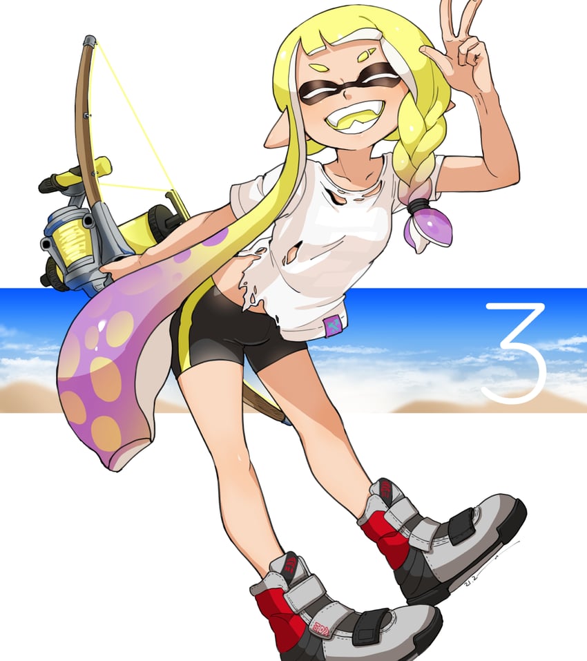 agent 3 (splatoon and 1 more) drawn by yeneny