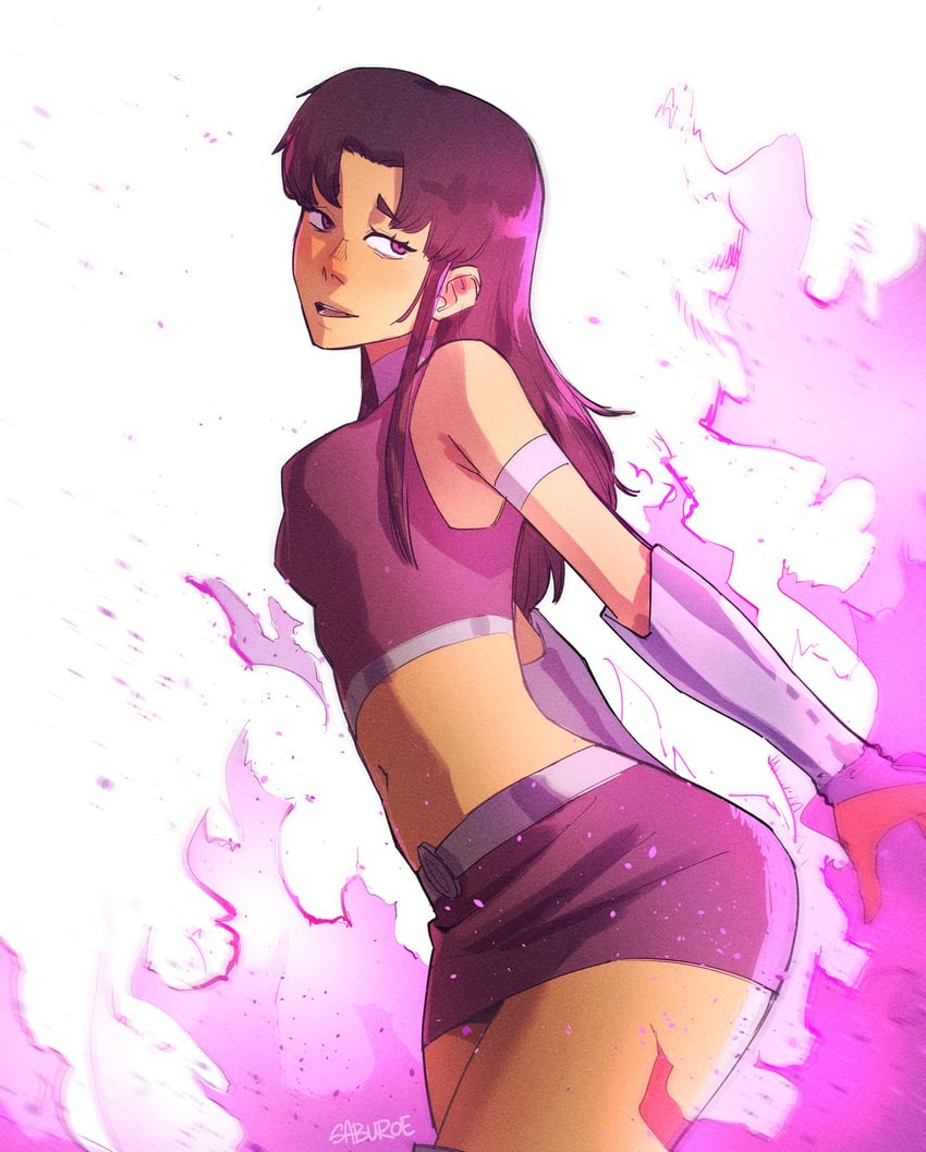 blackfire (dc comics and 1 more) drawn by el_saburoe