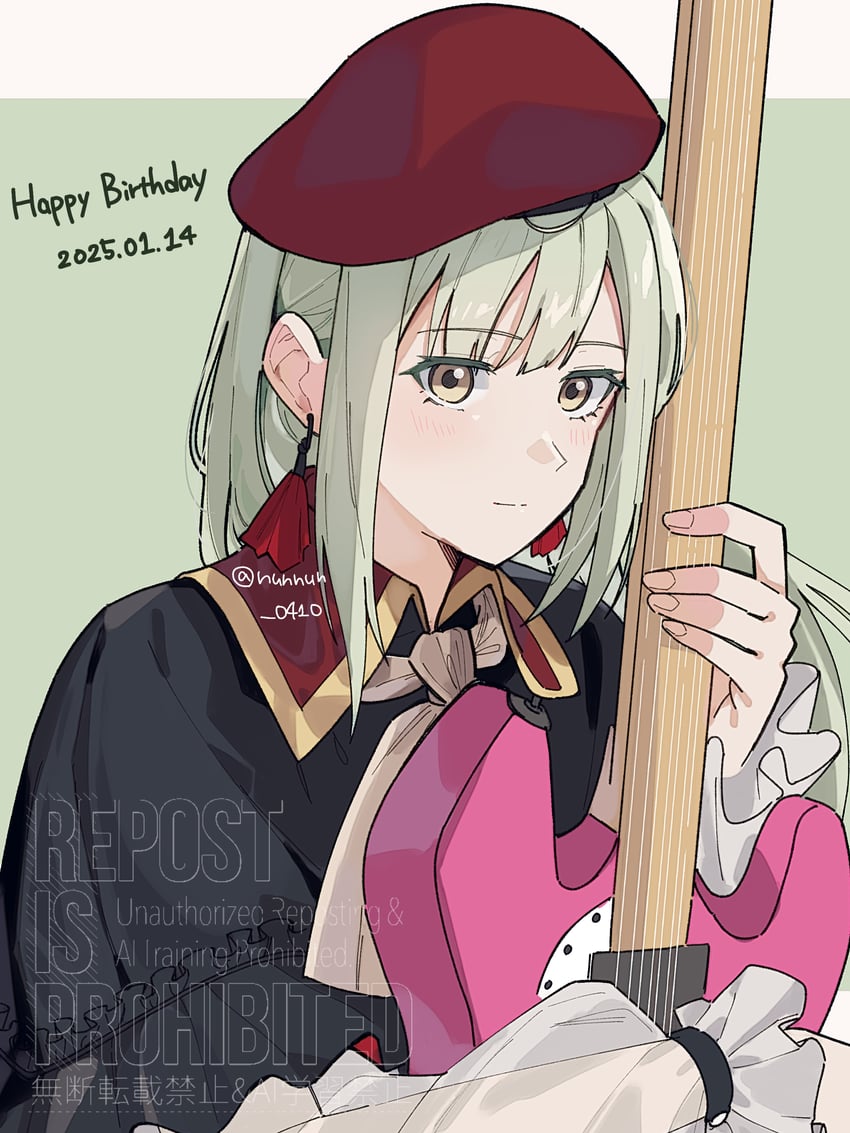 wakaba mutsumi and mortis (bang dream! and 1 more) drawn by nanami_(nunnun_0410)