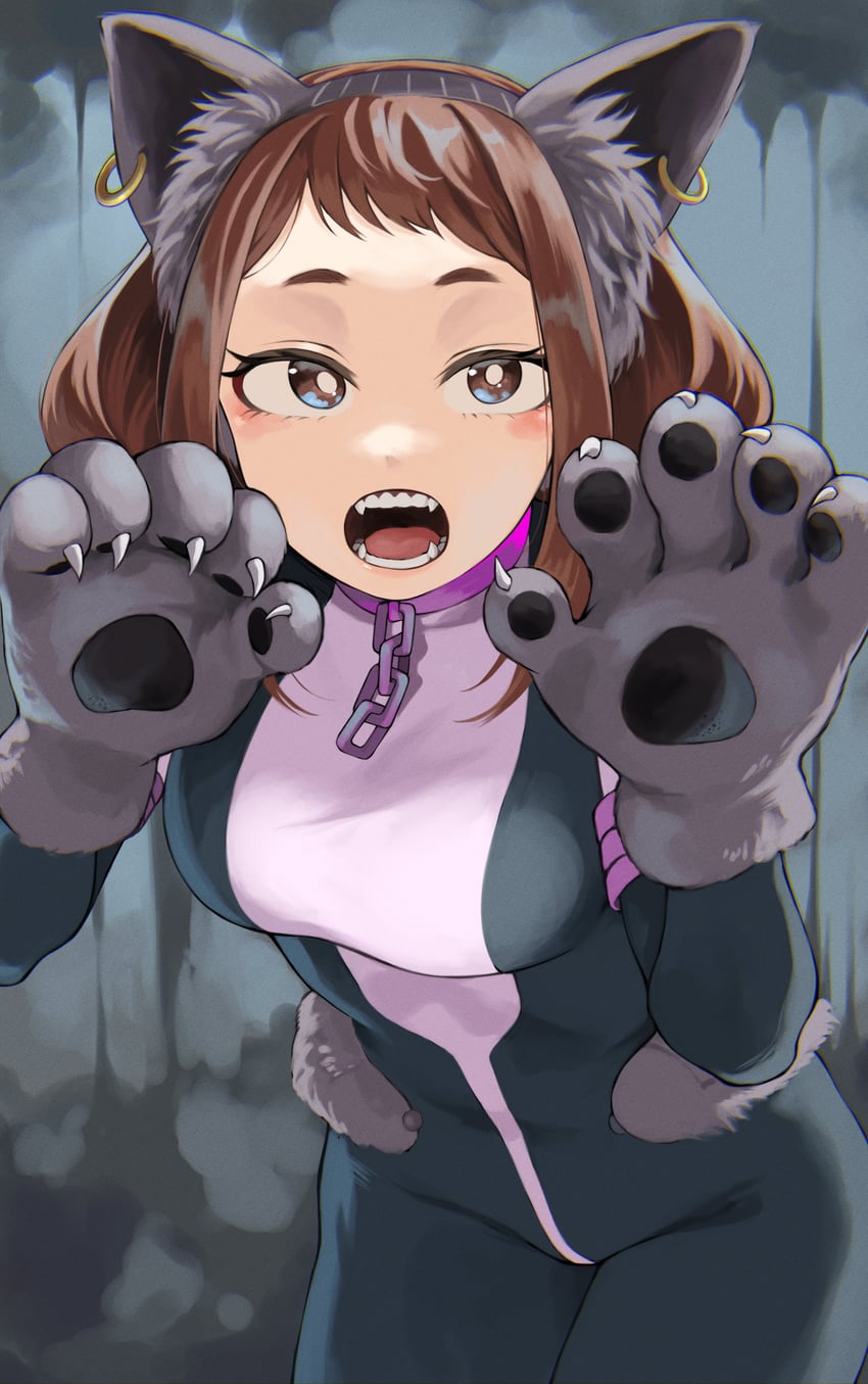 uraraka ochaco (boku no hero academia) drawn by fengling_(furin-jp)