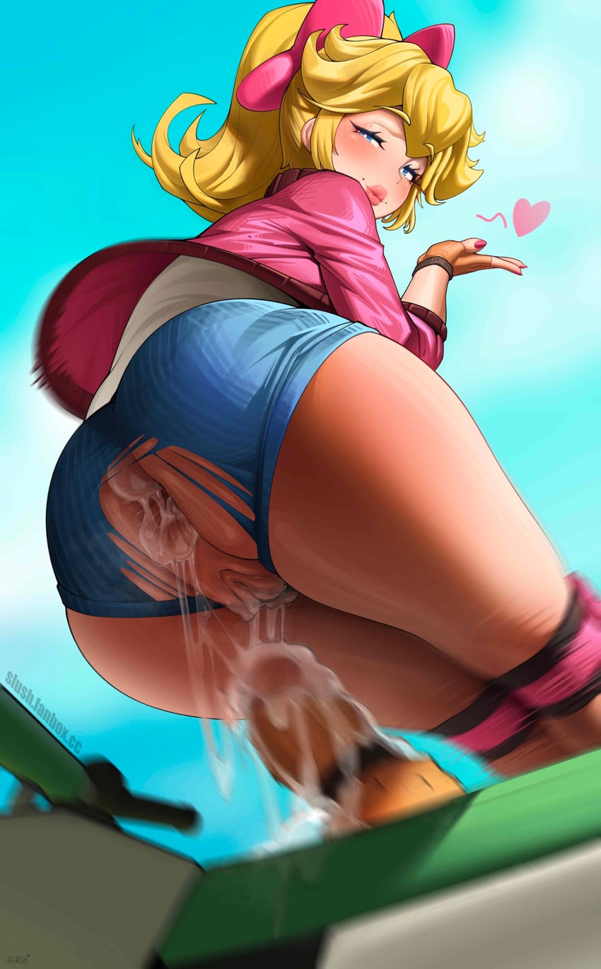 princess peach (mario and 2 more) drawn by slush5244