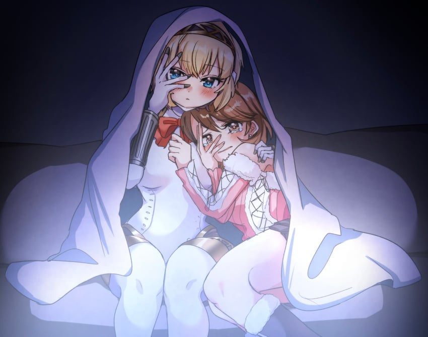 aigis and takeba yukari (persona and 1 more) drawn by yuyuy_00