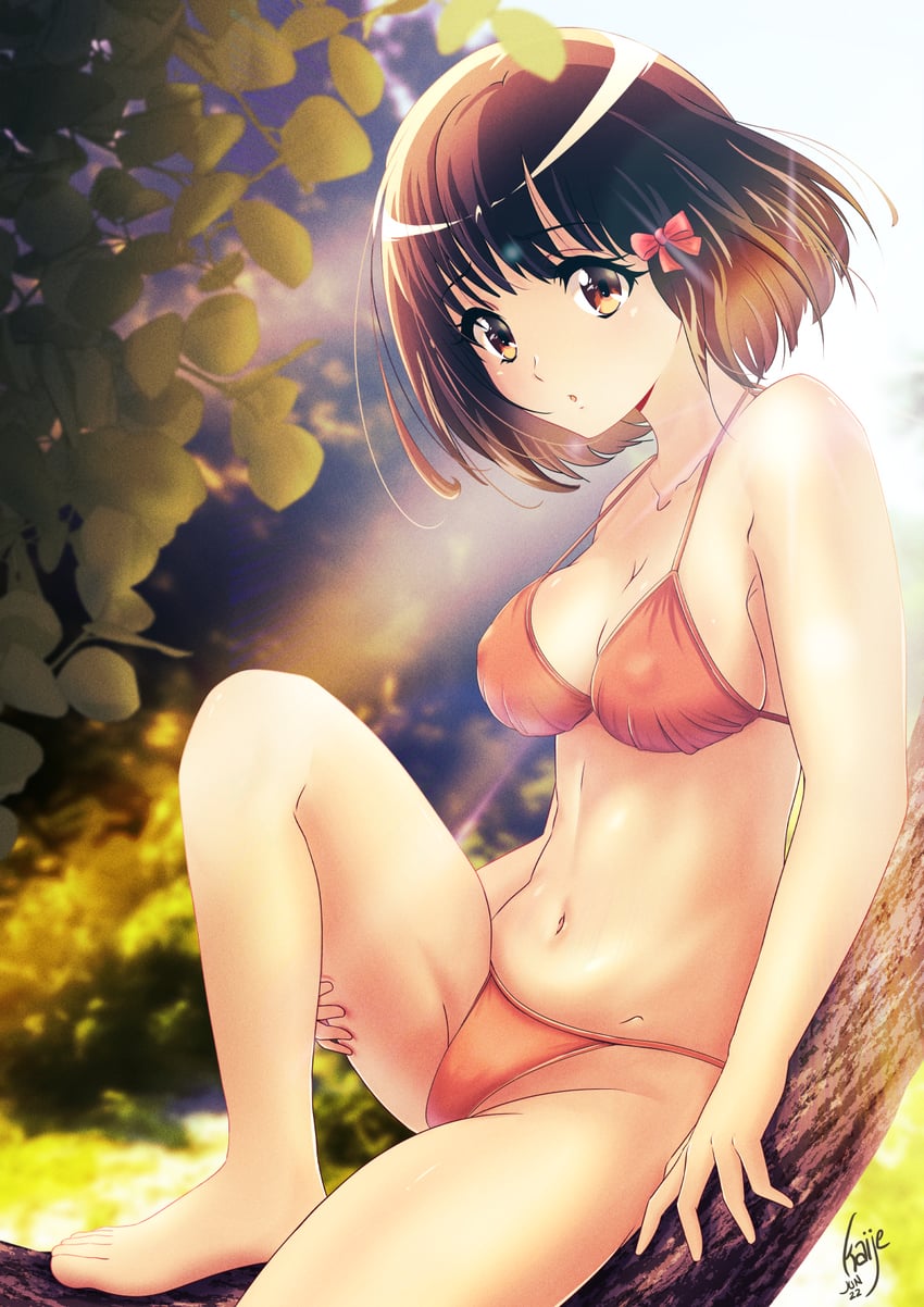hisaishi kanade (hibike! euphonium and 1 more) drawn by kaije7