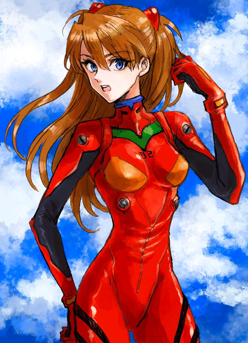 souryuu asuka langley (neon genesis evangelion) drawn by arano_nknk