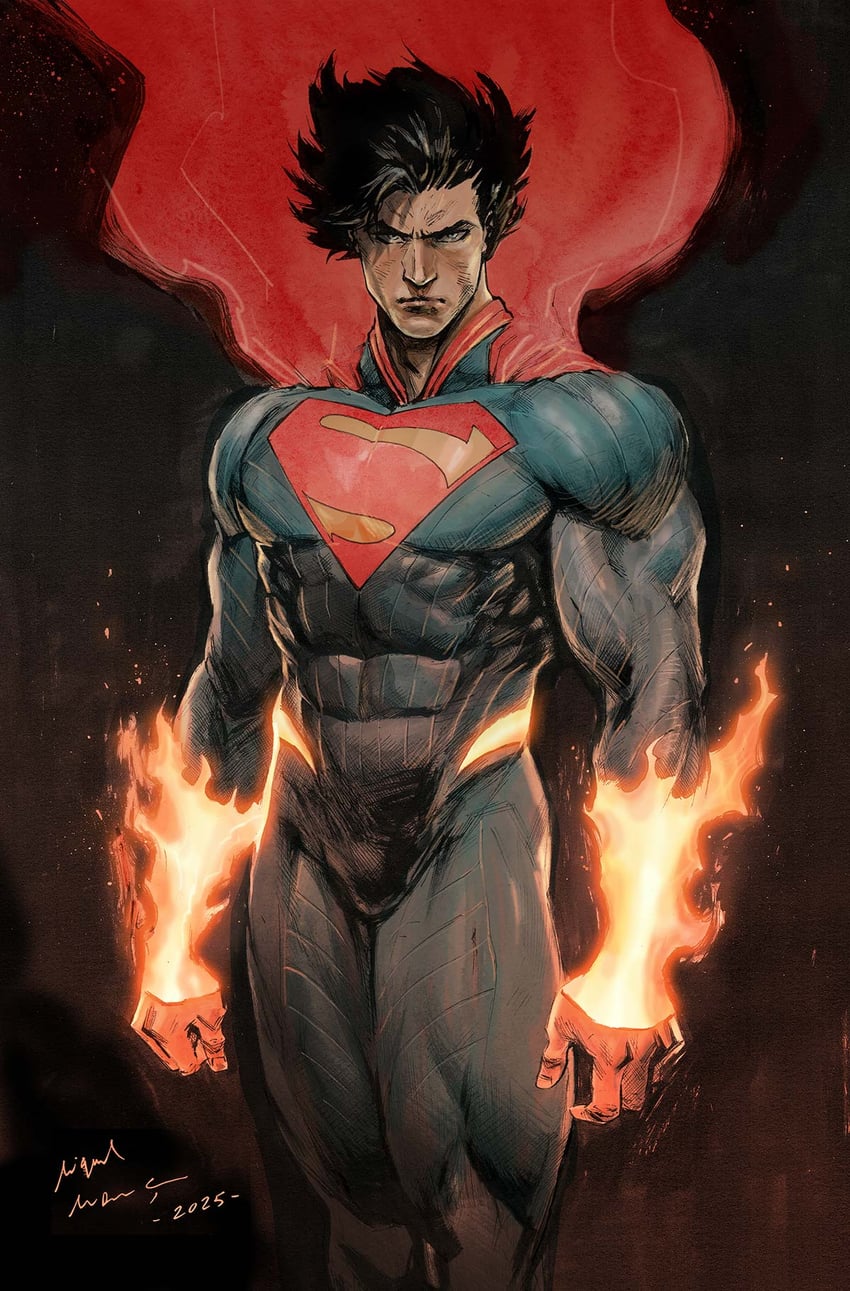 superman and clark kent (dc comics and 3 more) drawn by miguel_mendonca