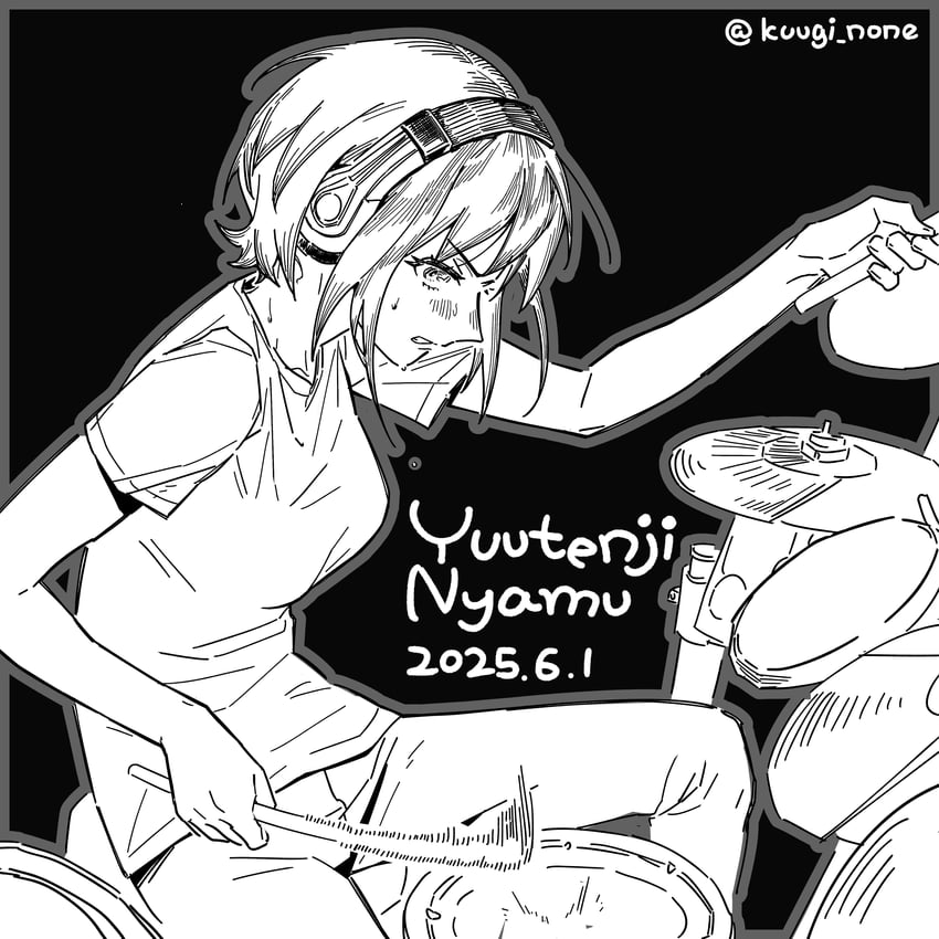 yuutenji nyamu (bang dream! and 1 more) drawn by kuugi_none