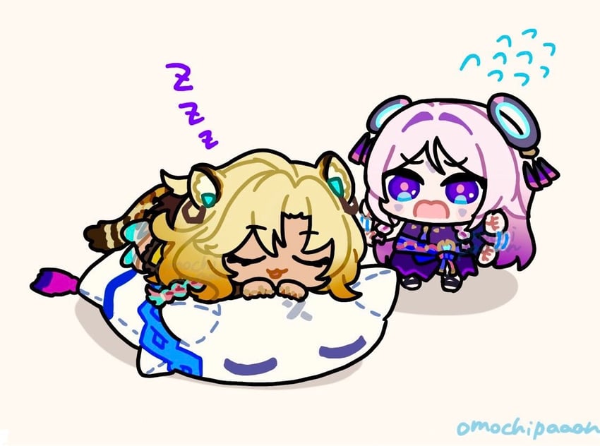 citlali, xilonen, and citlalin (genshin impact) drawn by omochi_binta