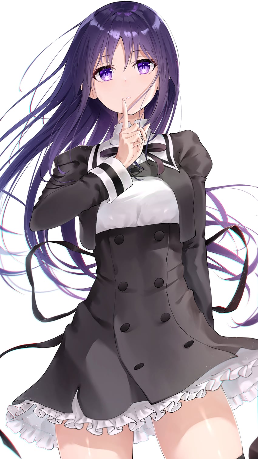 shirai yuyu (assault lily) drawn by meen_(ouaughikepdvrsf)