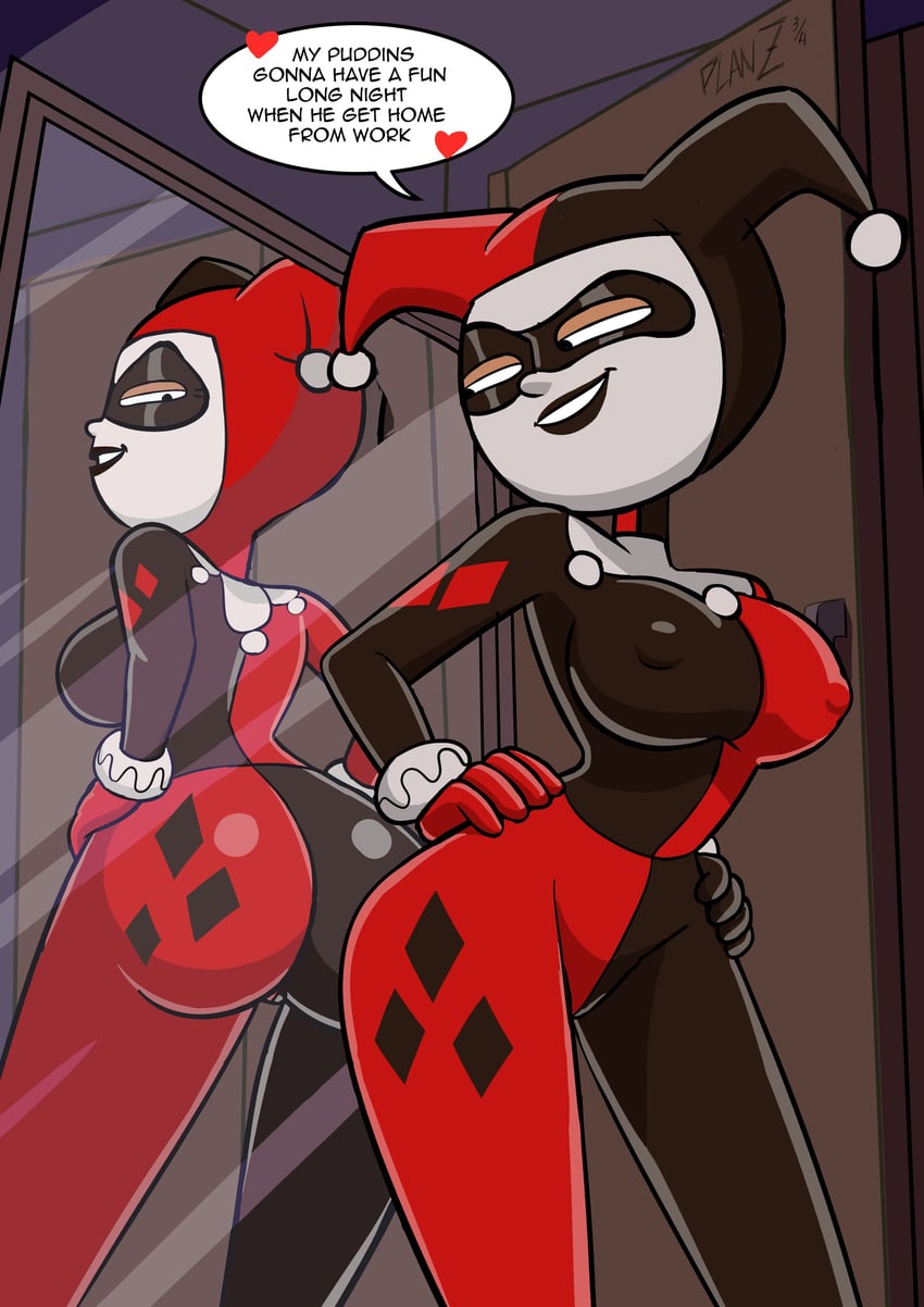 harley quinn and oum boonchuy (dc comics and 1 more) drawn by planz34