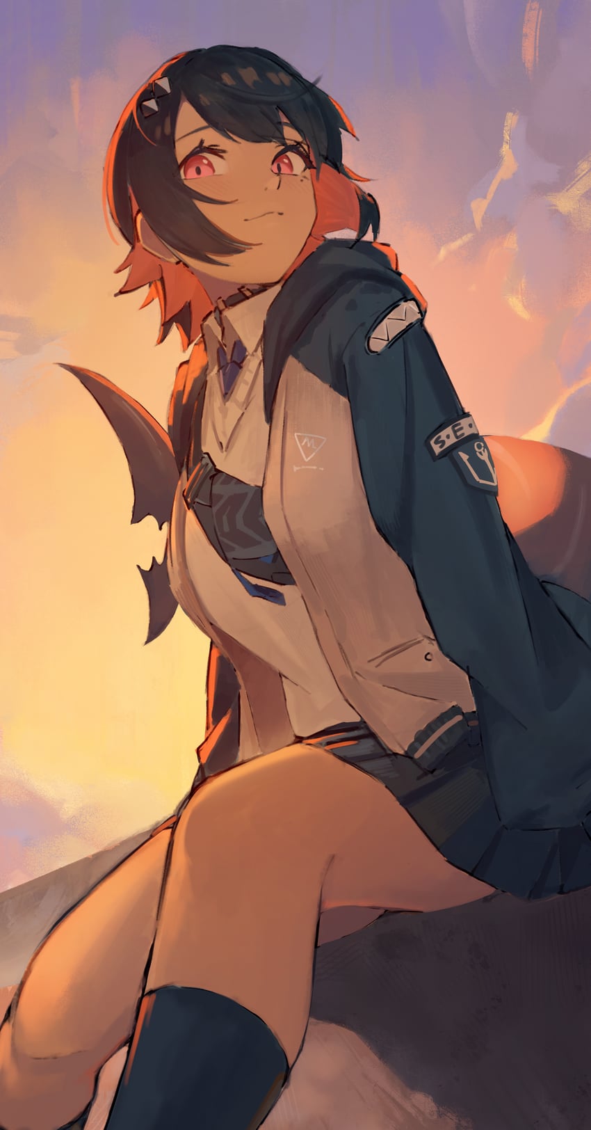 ellen joe (zenless zone zero) drawn by aozora_1051