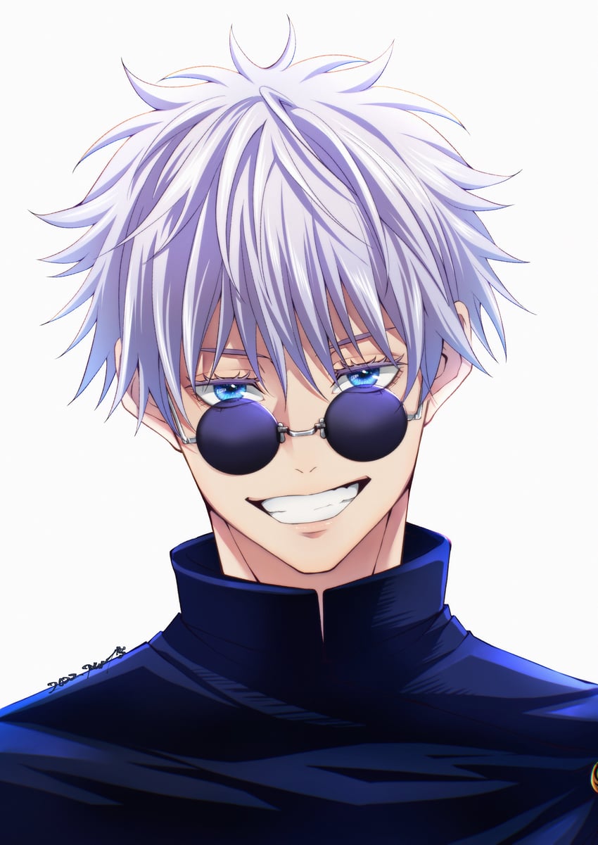 gojou satoru (jujutsu kaisen) drawn by may_(illust_man_2020)