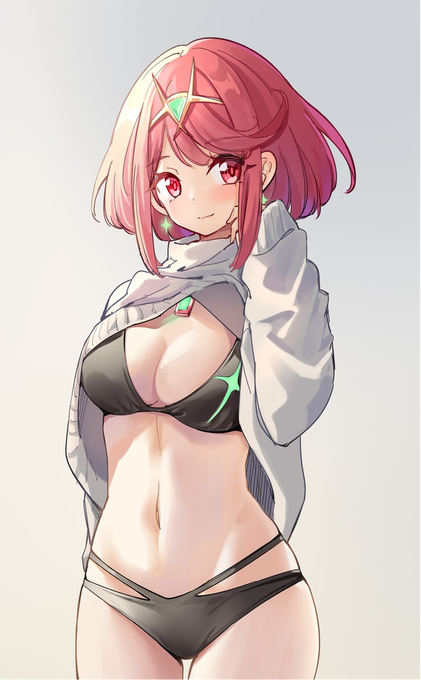 pyra (xenoblade chronicles and 1 more) drawn by scarlet_dango