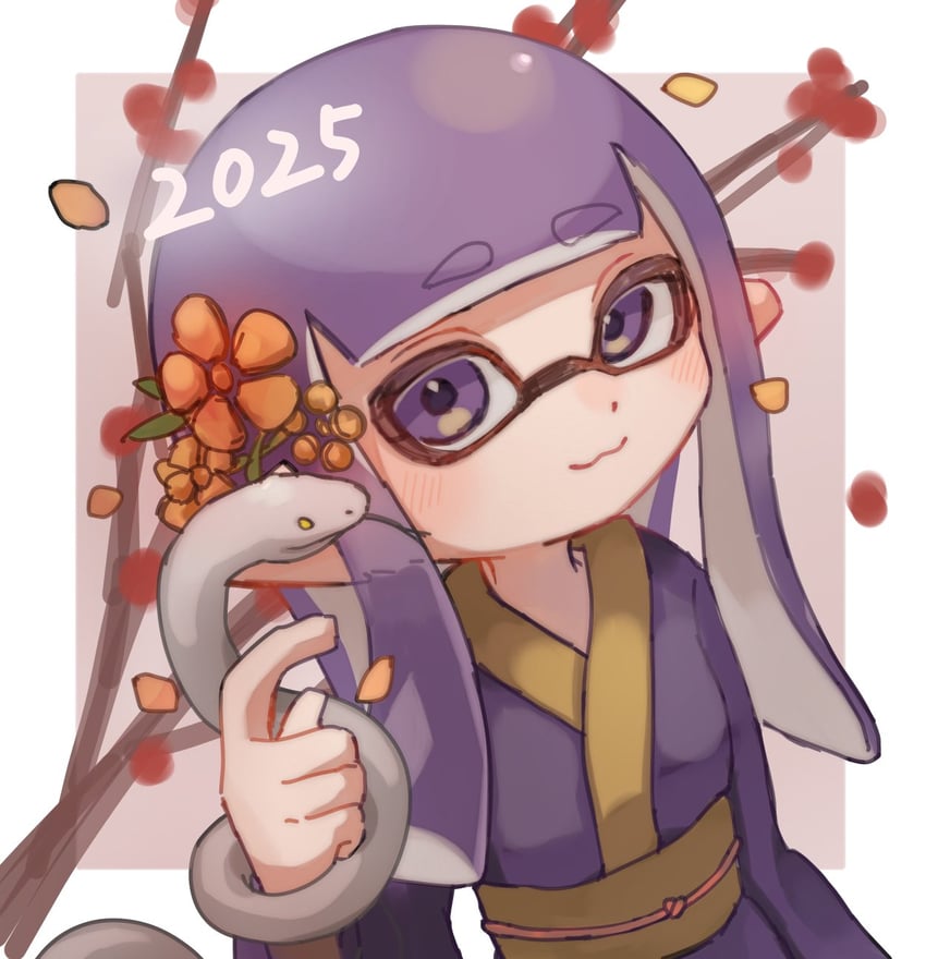inkling player character and inkling girl (splatoon and 1 more) drawn by tuna_713