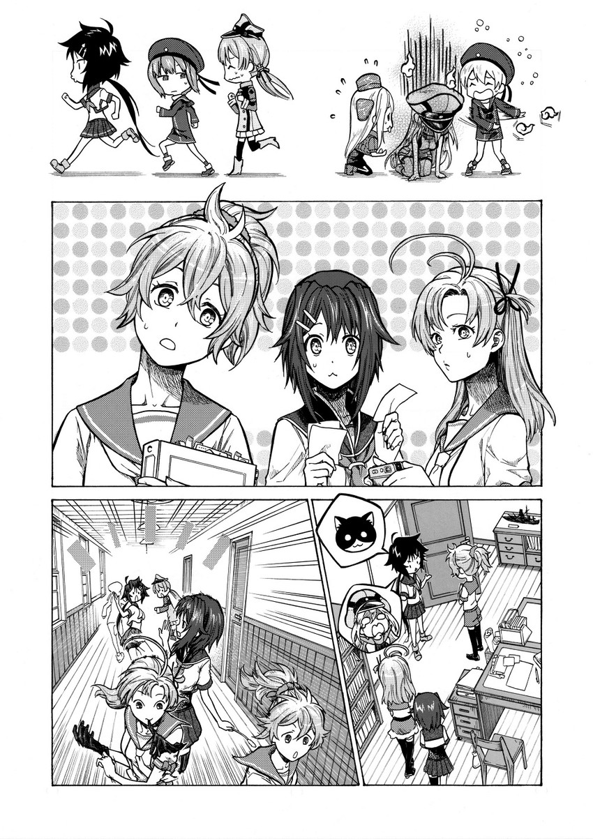 prinz eugen, bismarck, z1 leberecht maass, z3 max schultz, aoba, and 4 more (kantai collection) drawn by munmu-san