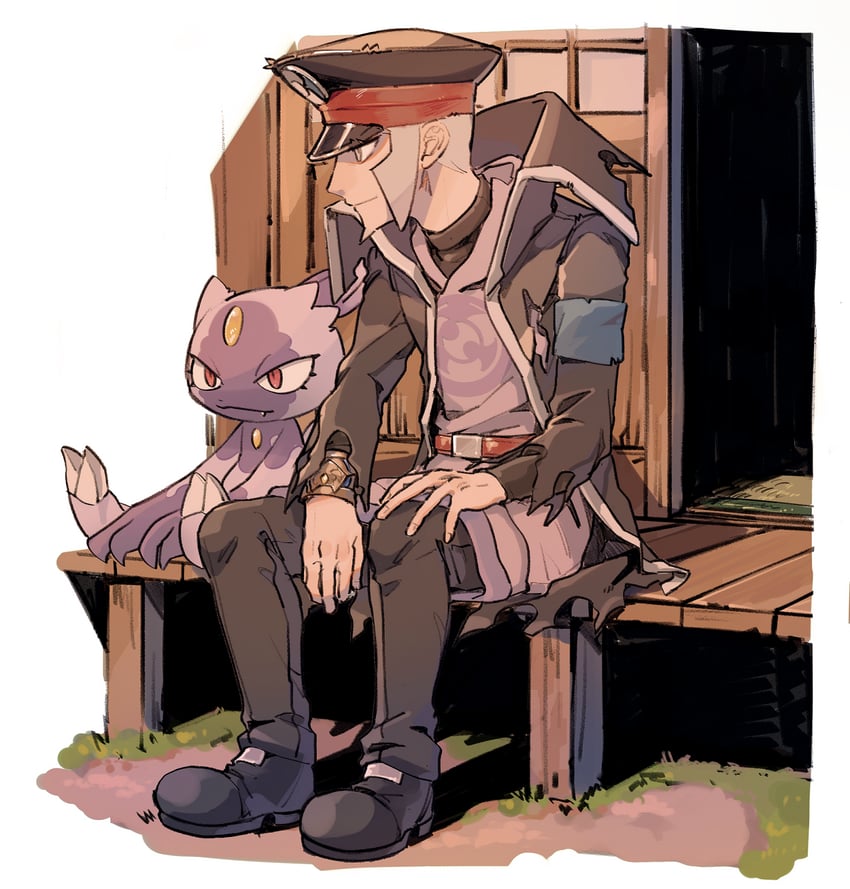 ingo and hisuian sneasel (pokemon and 1 more) drawn by akamtvahosi