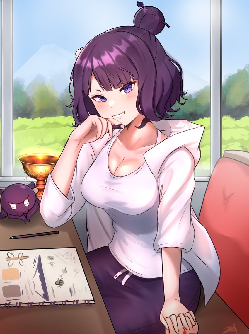 katsushika hokusai and tokitarou (fate and 1 more) drawn by zet_(twt_zet)