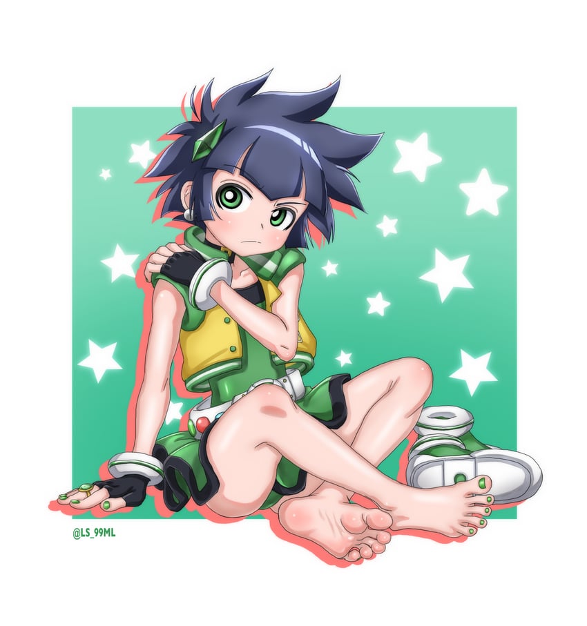 matsubara kaoru and powered buttercup (powerpuff girls z) drawn by tsukimaru_(ls_99ml)
