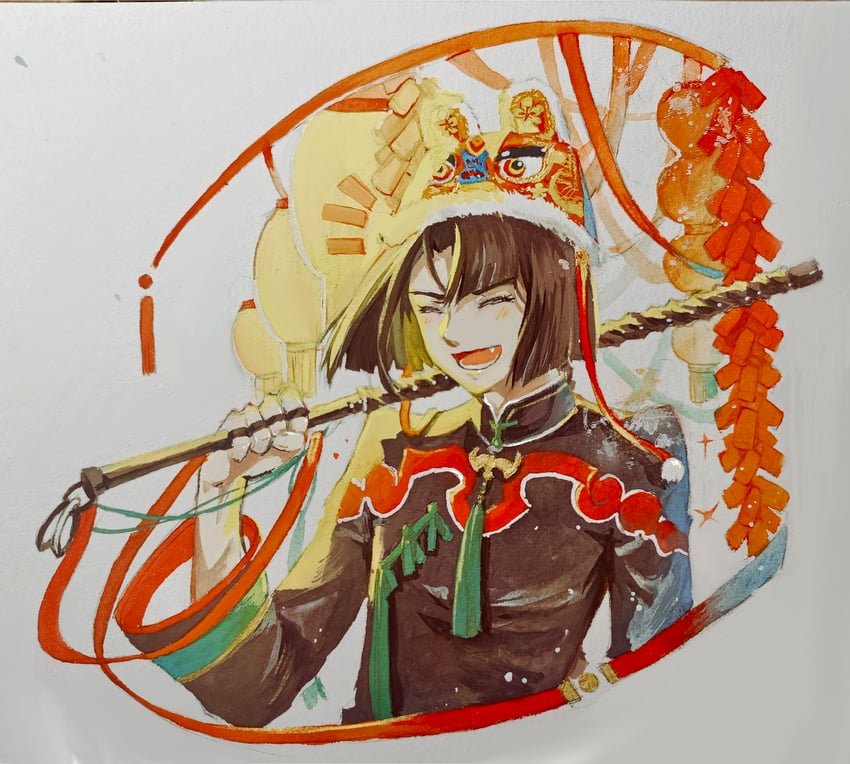 taigong wang (fate and 1 more) drawn by zhongbai_clock