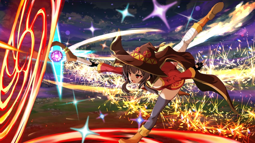 megumin (kono subarashii sekai ni shukufuku wo!) drawn by gibun_(sozoshu)
