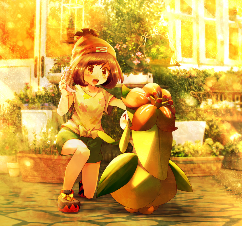 selene and lilligant (pokemon and 1 more) drawn by ribero