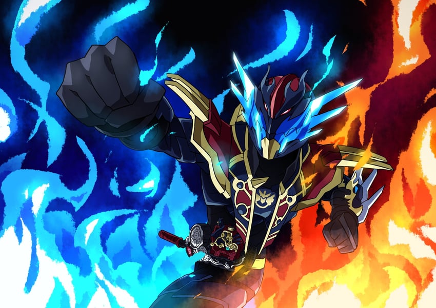 kamen rider cross-z and kamen rider great cross-z (kamen rider and 1 more) drawn by otokamu