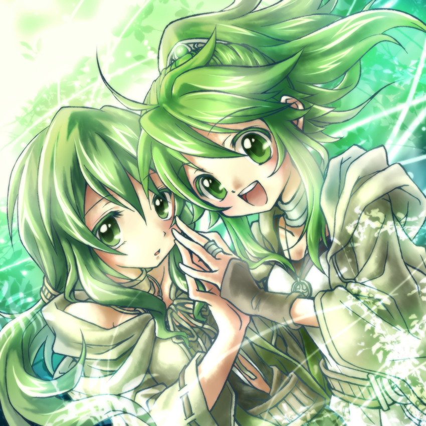 winda, winda priestess of gusto, and caam serenity of gusto (yu-gi-oh!) drawn by miesa