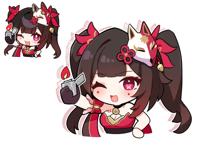 sparkle (honkai and 1 more) drawn by frostfeuer