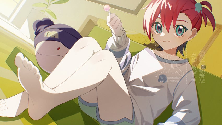 amate yuzuriha and haro (gundam and 1 more) drawn by ame_akira