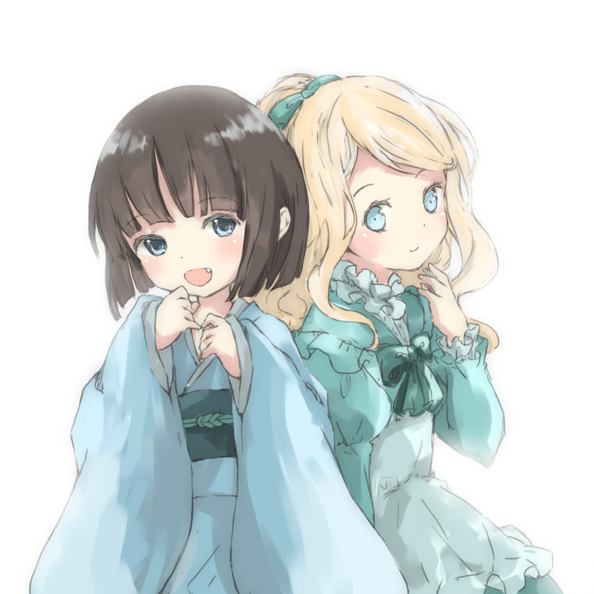 yune and alice blanche (ikoku meiro no croisee) drawn by tamaki_iori