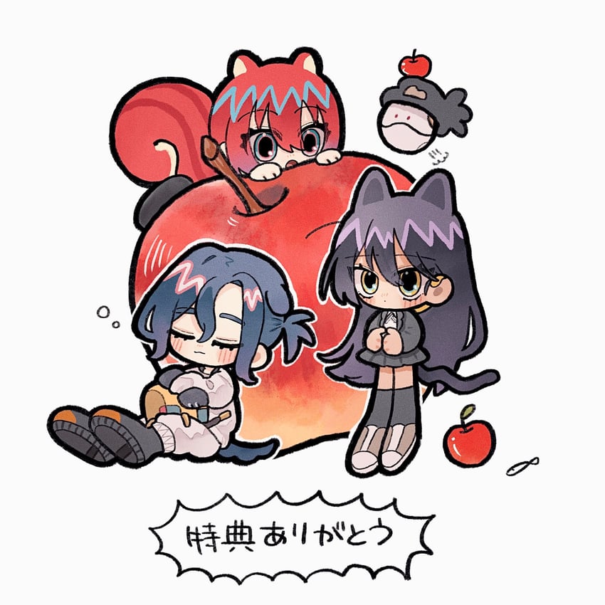 amate yuzuriha, haro, shuji ito, and nyaan (gundam and 1 more) drawn by iriko_(ooo_uo9)