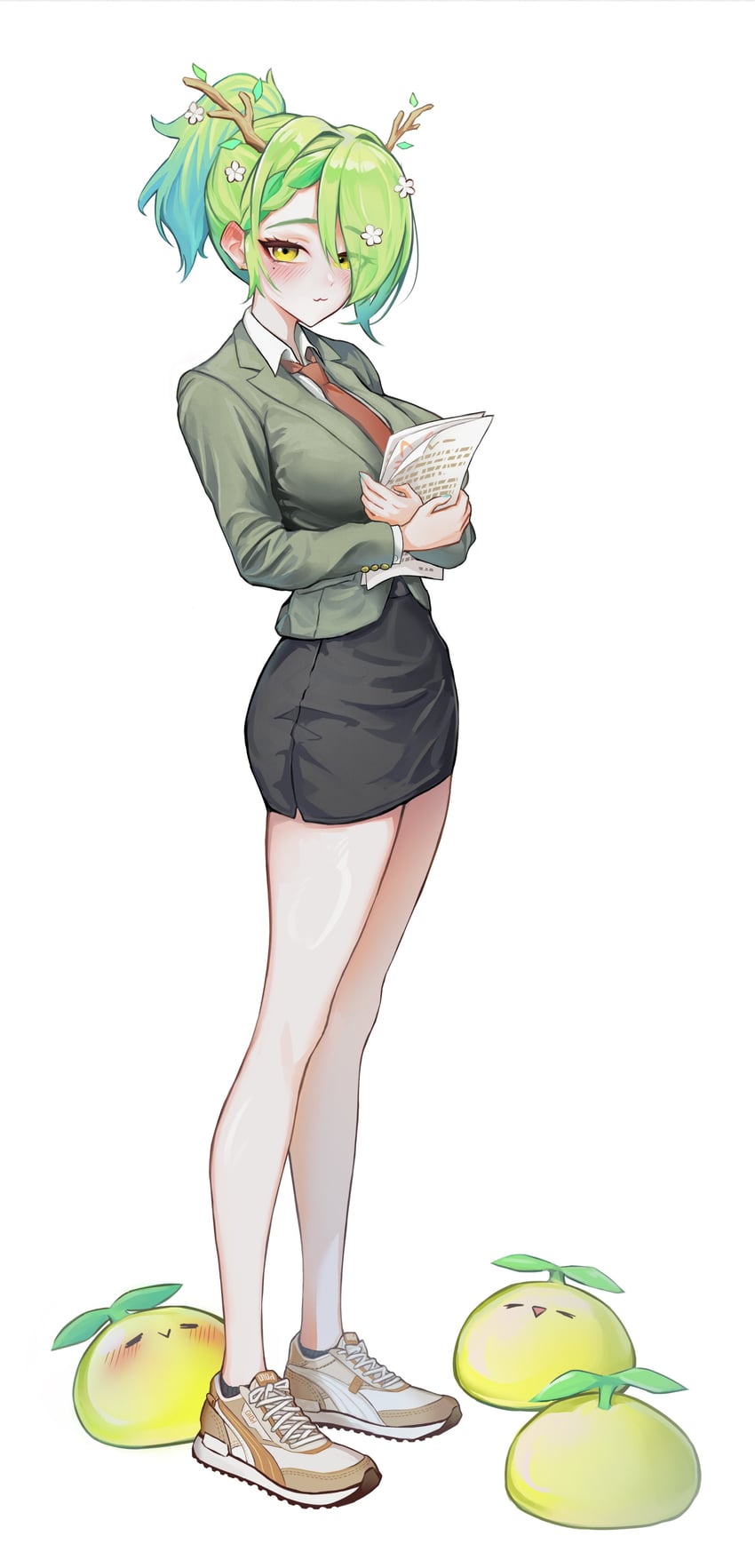 ceres fauna and sapling (hololive and 1 more) drawn by maomao_dashi