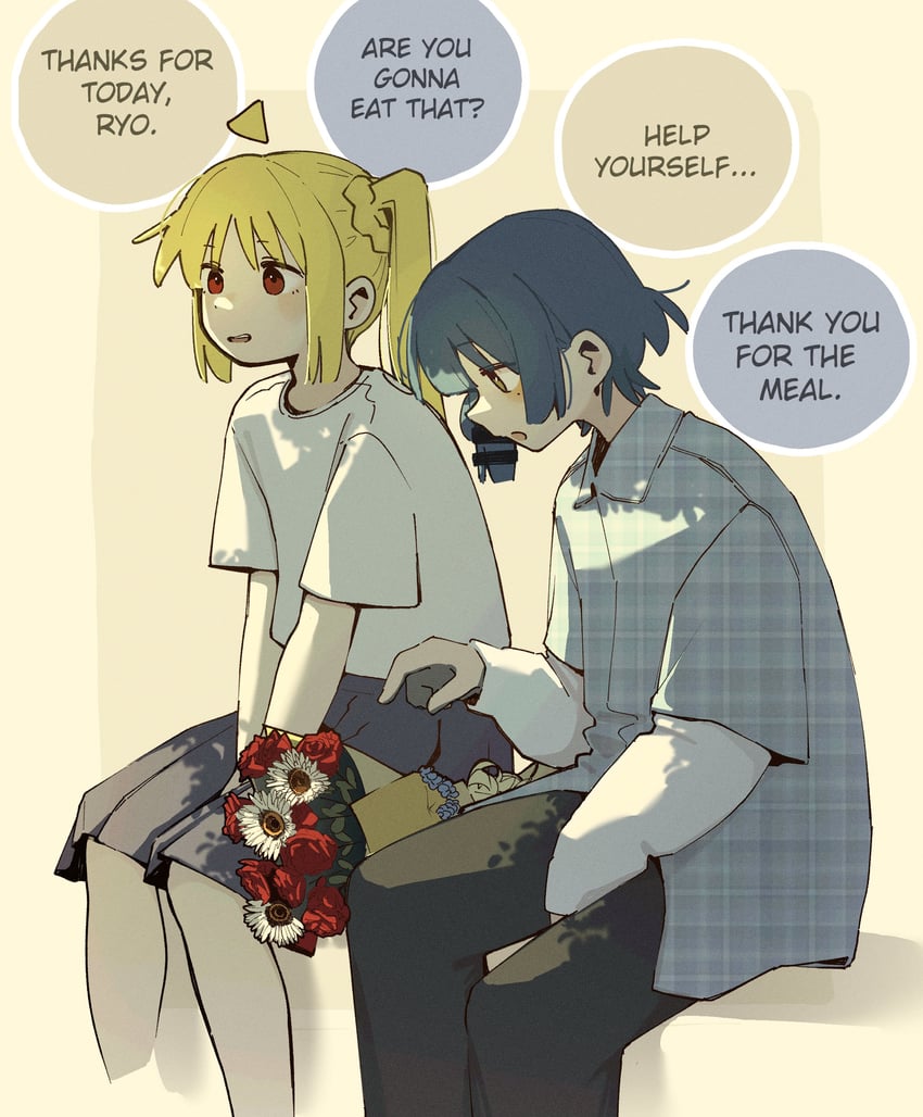 ijichi nijika and yamada ryo (bocchi the rock!) drawn by machuuu68
