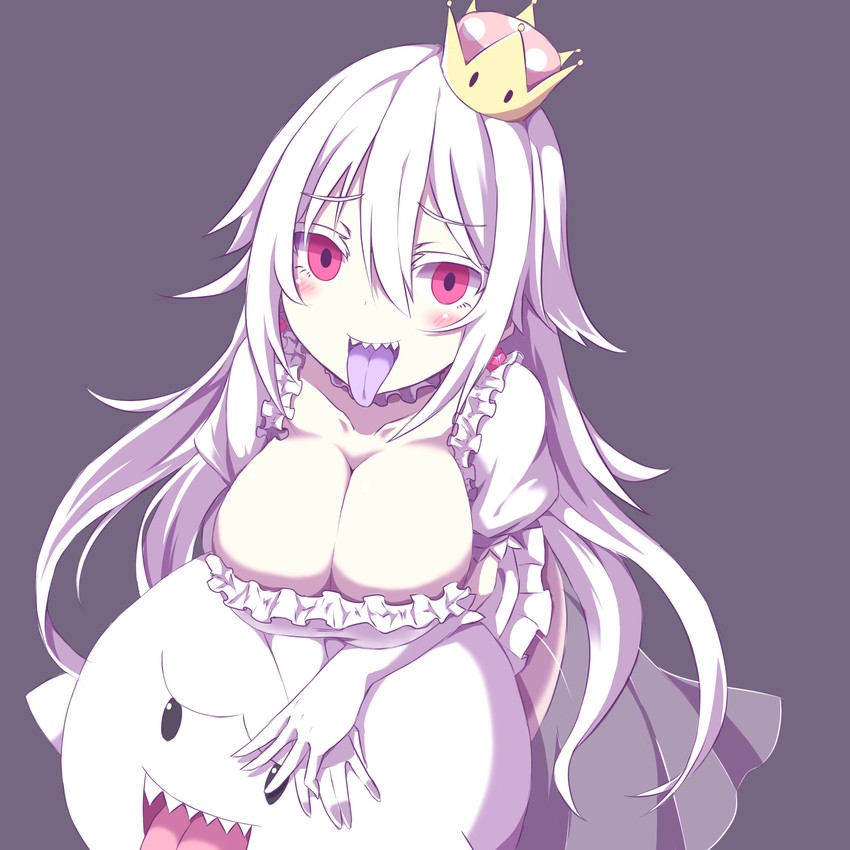 princess king boo and boo (mario and 2 more) drawn by kou89