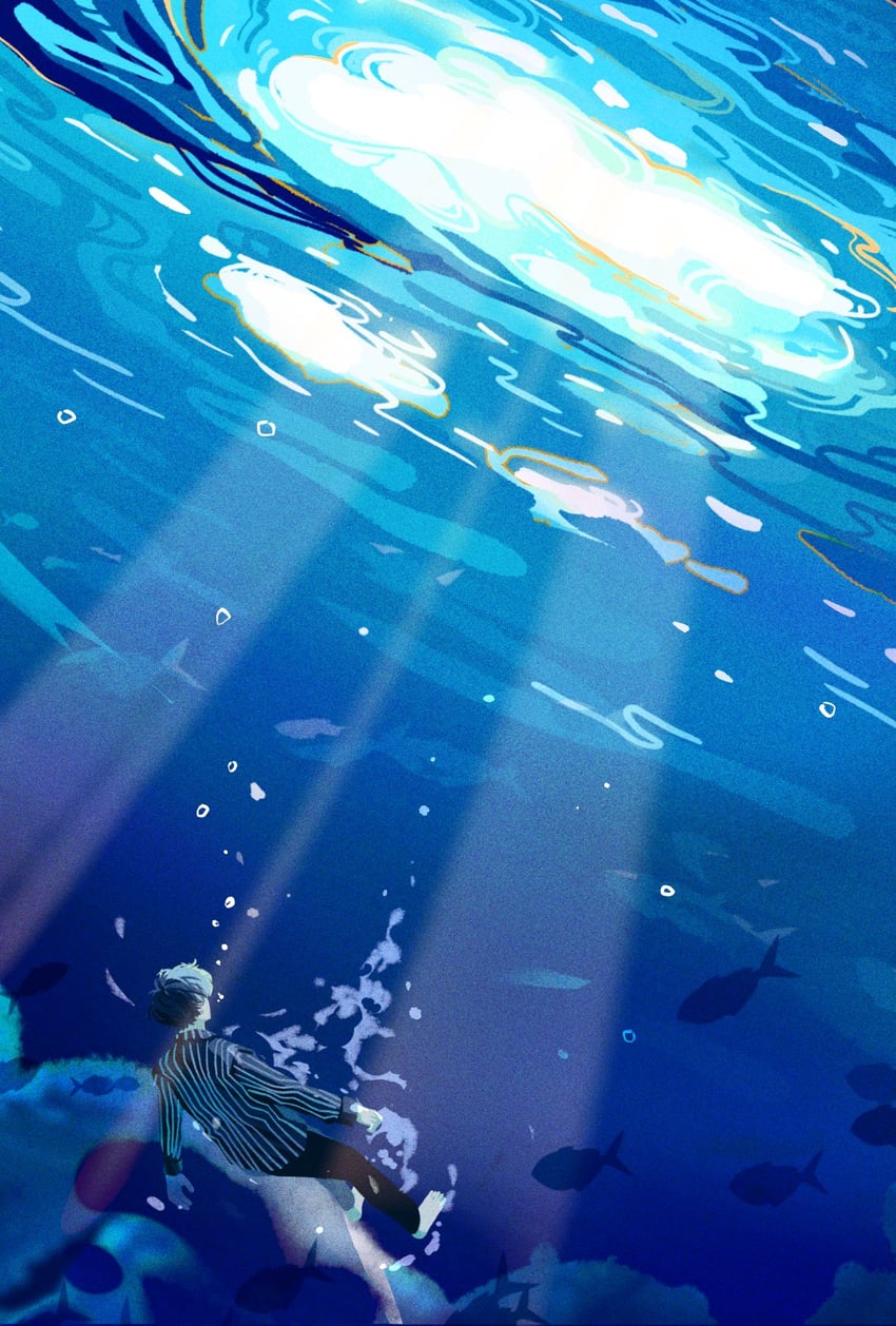 park moo-hyun (eoduun badaui deungbul-i doeeo) drawn by suae