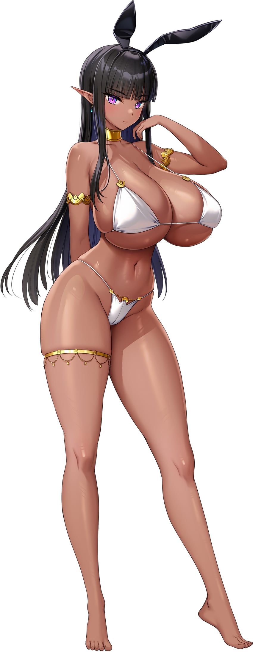 raelda le failda (motto! haramase! honoo no oppai isekai oppai bunny gakuen!) drawn by derauea
