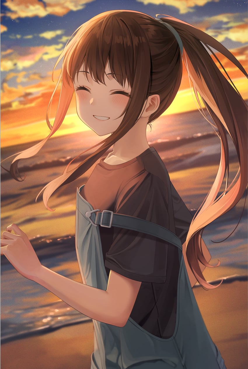 inoue takina (lycoris recoil) drawn by fujizarashi