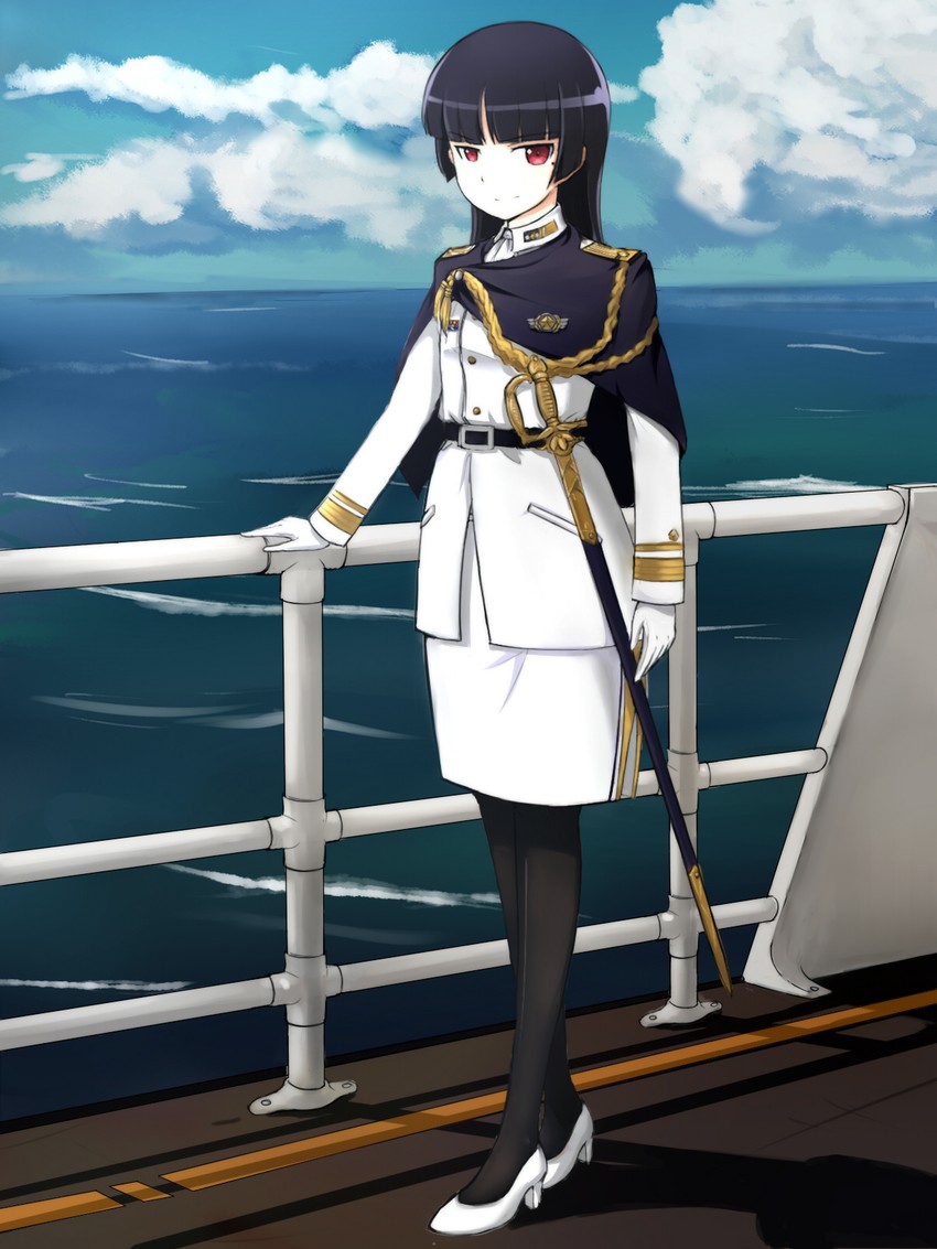 female admiral and gokou ruri (kantai collection and 1 more) drawn by electricdipole