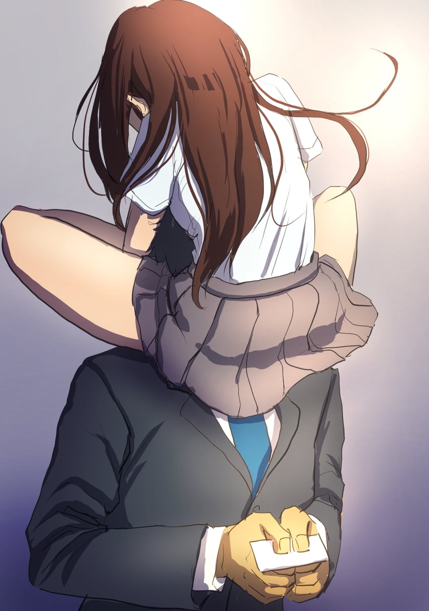producer and shibuya rin (idolmaster and 1 more) drawn by oshou_(o_shou)