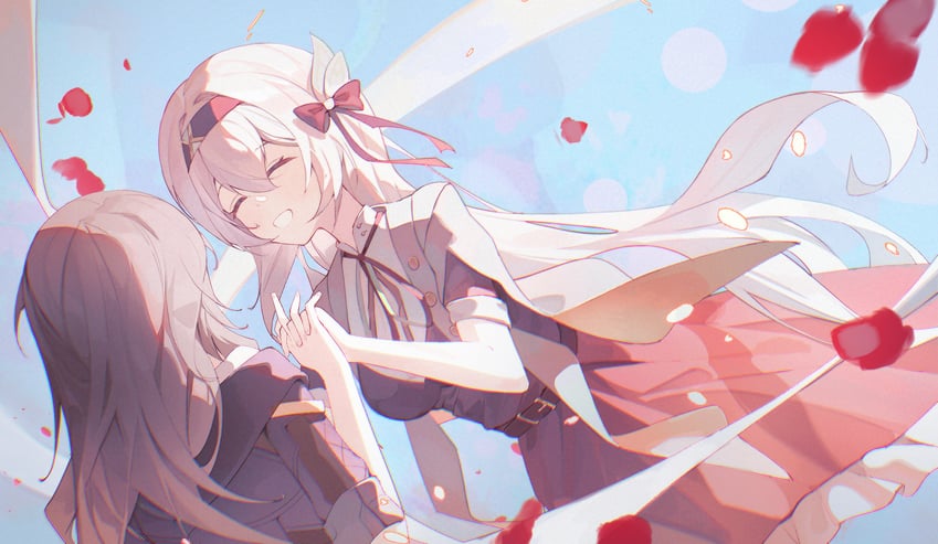trailblazer, firefly, and stelle (honkai and 1 more) drawn by gleam_lin_shi