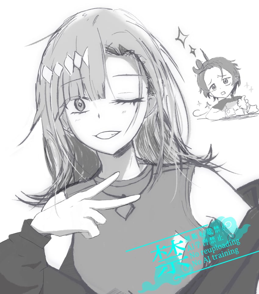 yuitsuka inori and okazaki iruka (medalist) drawn by miyaco86