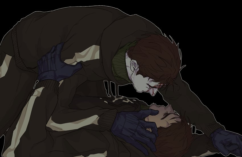 david leatherhoff and the addiction (afraid of monsters) drawn by ju-san