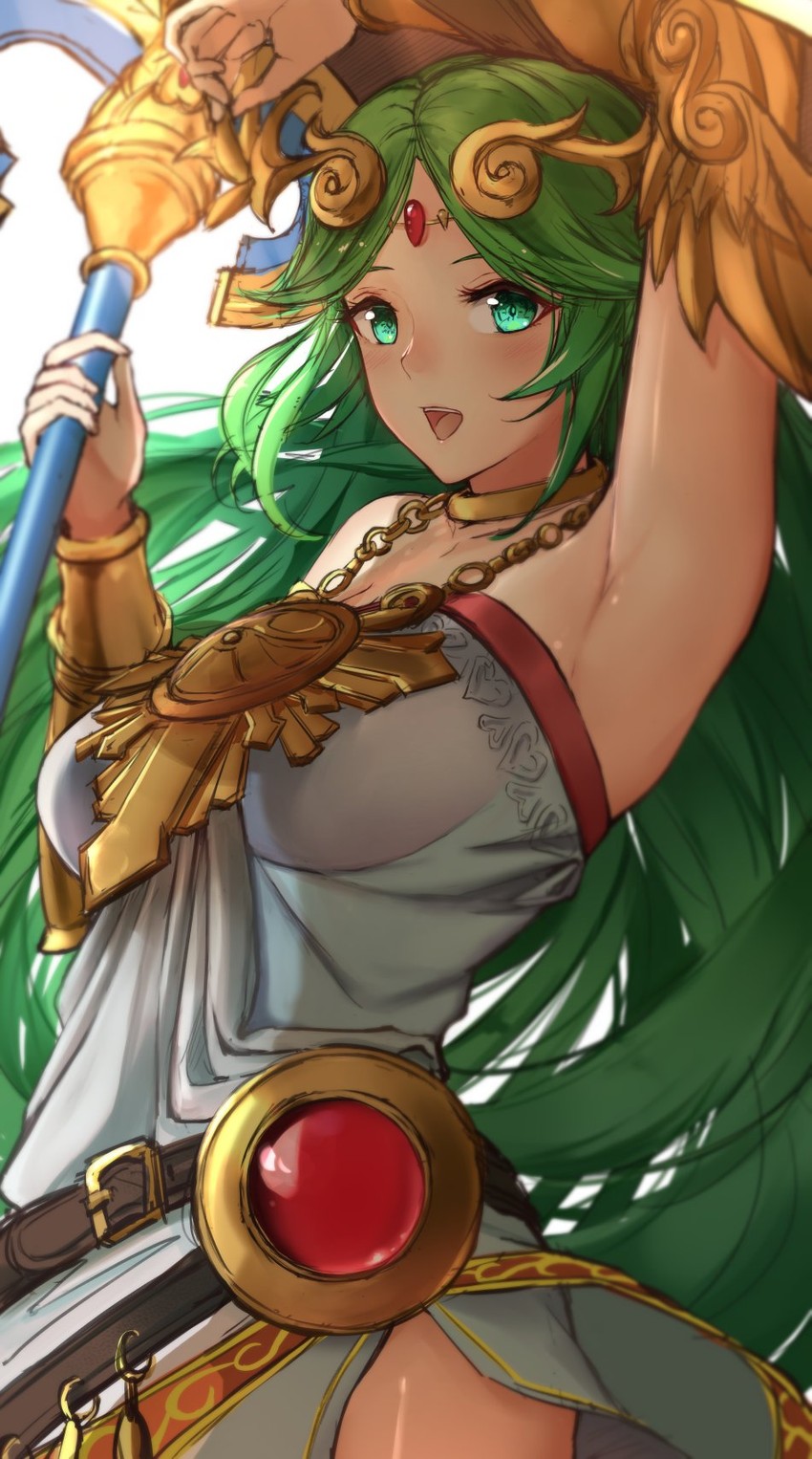 palutena (kid icarus and 1 more) drawn by ippers