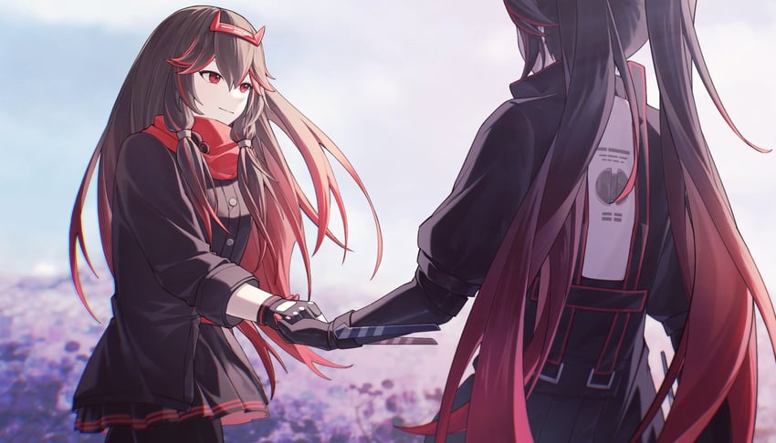 lucia, lucia: plume, and lucia: lotus (punishing: gray raven) drawn by zhou_huan_(dgpe2833)