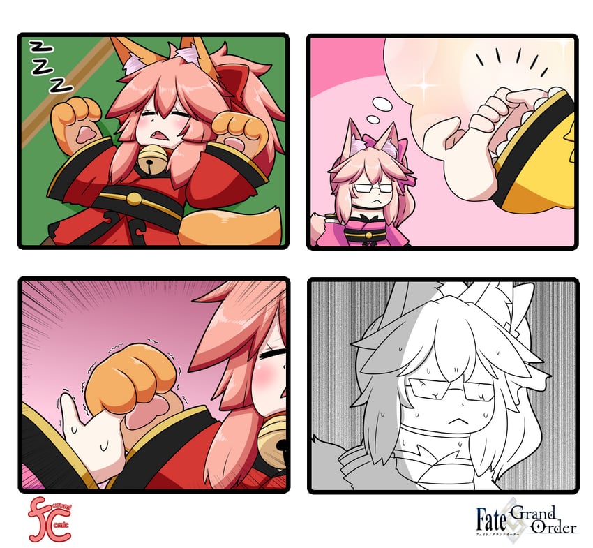 tamamo, tamamo cat, and koyanskaya (fate and 1 more) drawn by keita_naruzawa