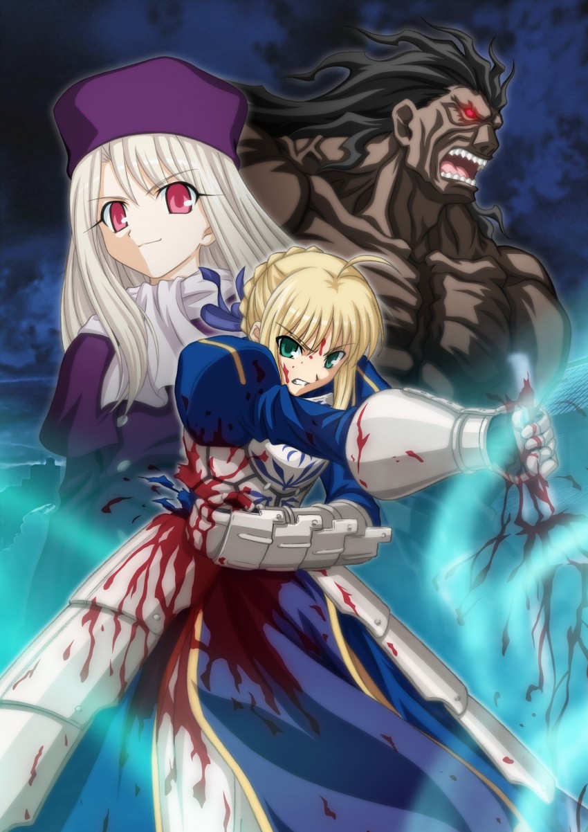 artoria pendragon, saber, illyasviel von einzbern, and heracles (fate and 1 more)