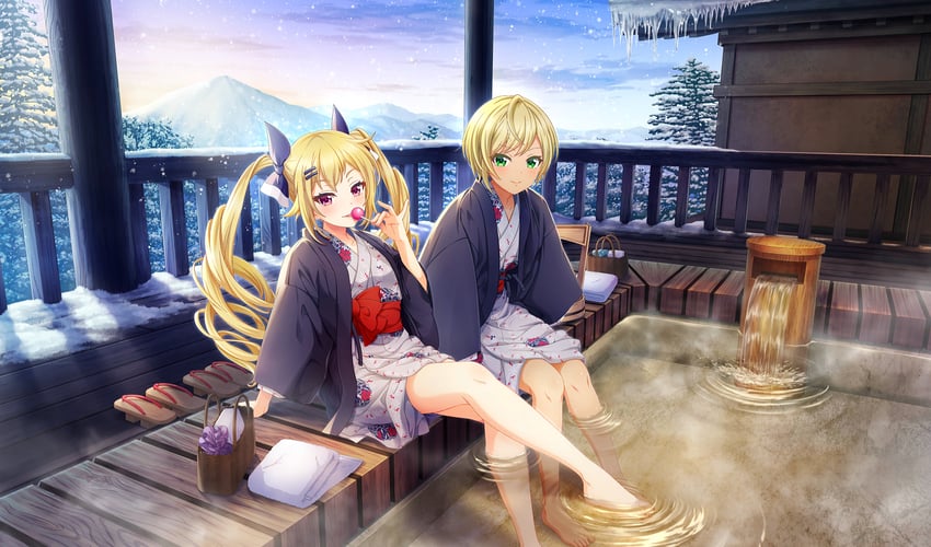 kousaka tsubaki and shiomi nagisa (cinderella series and 1 more)