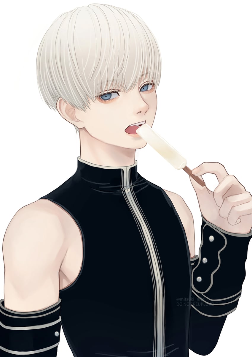 9s (nier:automata and 1 more) drawn by hanahizuki606